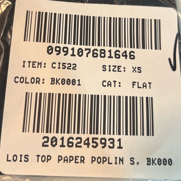 J.Crew Shirred popover top in cotton poplin in black - Picture 9 of 10